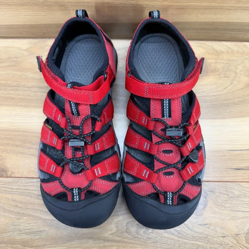 Keen Youth Red H2 Sandals Big Kids 6 Waterproof Outdoor Sport Trail Hiking EU 38